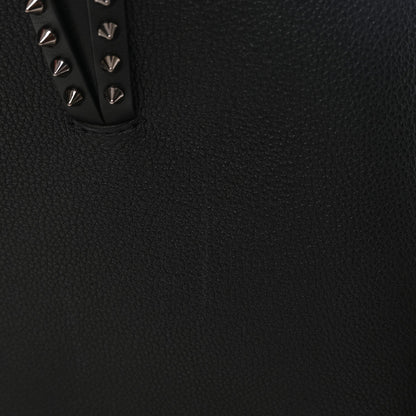 Calfskin Spikes East West Cabata Tote Black