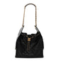 Caviar Quilted Medium Chanel 25 Handbag Black