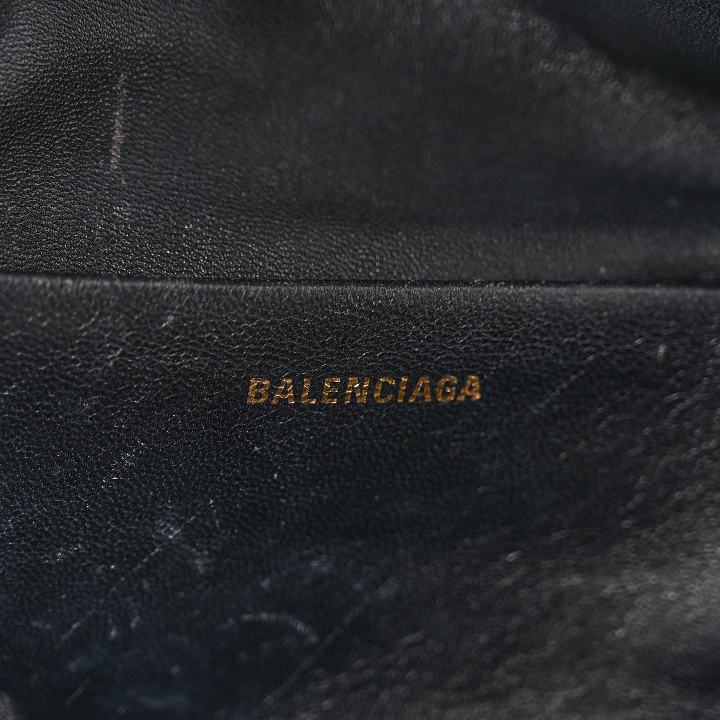Crushed Velvet Logo Embossed XXS Souvenir Belt Bag Black