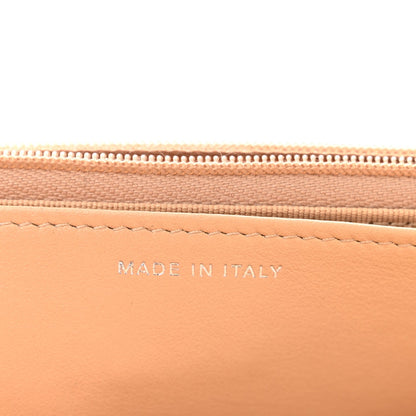 Caviar Quilted Wallet On Chain WOC Beige