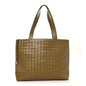 Calfskin Intrecciato Small Zipped Tote Cypress