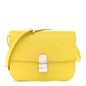 Liege Calfskin Medium Classic Box Flap Bag Fluo Yellow