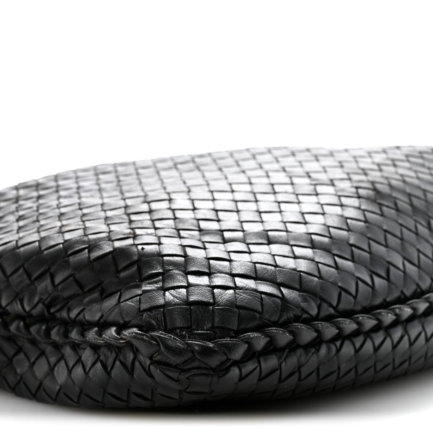 Nappa Intrecciato Large Veneta Hobo Black