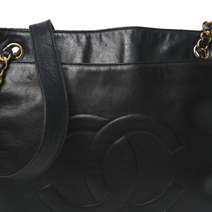 Lambskin CC Shoulder Bag Black
