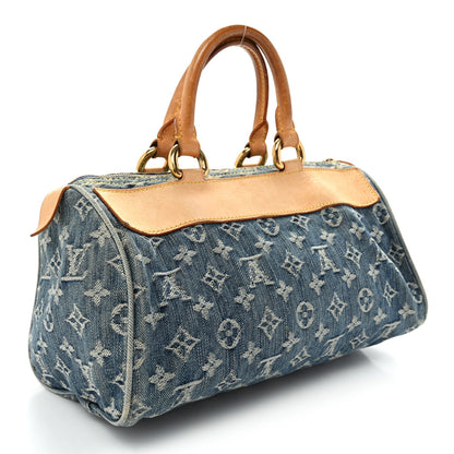 Monogram Denim Neo Speedy Blue
