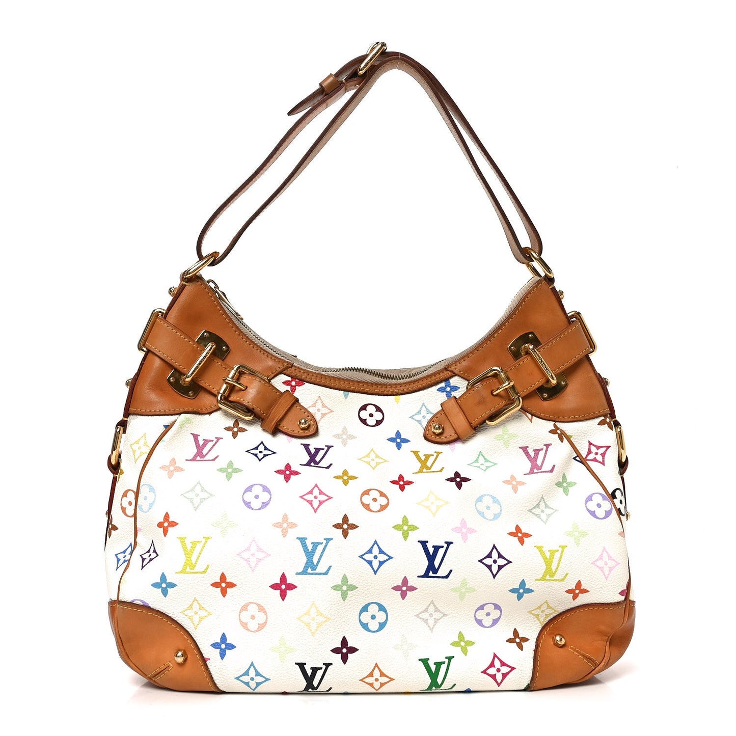 Monogram Multicolor Greta White