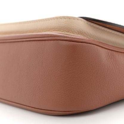 Grained Calfskin Lockme Tender Chataigne Brown