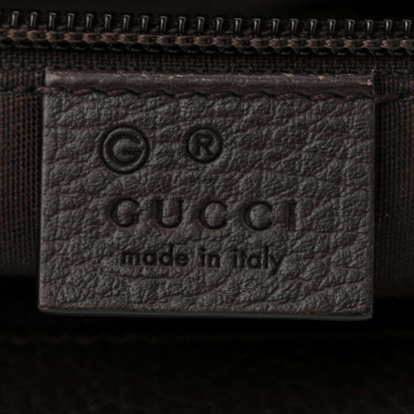 Monogram Flap Messenger Bag Beige Dark Brown