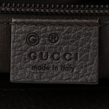 Monogram Flap Messenger Bag Beige Dark Brown