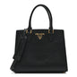 Saffiano Soft Calfskin Large Tote Black