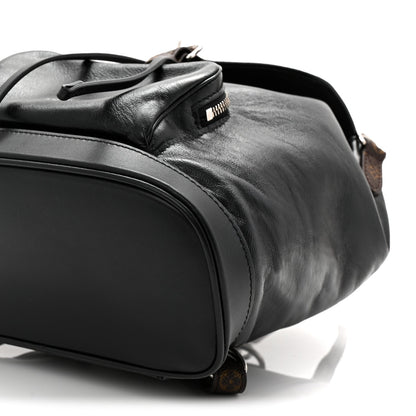 Lambskin Monogram Montsouris Vibe PM Black