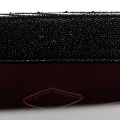Caviar Quilted Small Coco Handle Flap Black