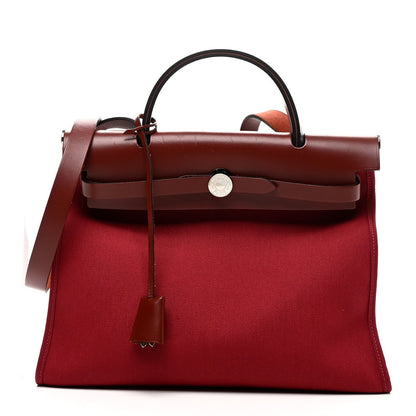 Vache Hunter Toile Herbag Zip 31 PM Rouge H Brique