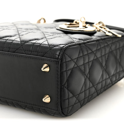 Lambskin Cannage Small My ABCDior Lady Dior Black