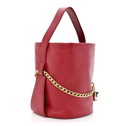 Nappa Petit Sac Mini Bucket Bag Ciliegia