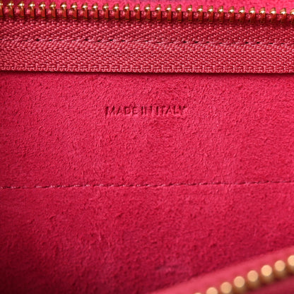 Grained Calfskin Nano Belt Bag Raspberry
