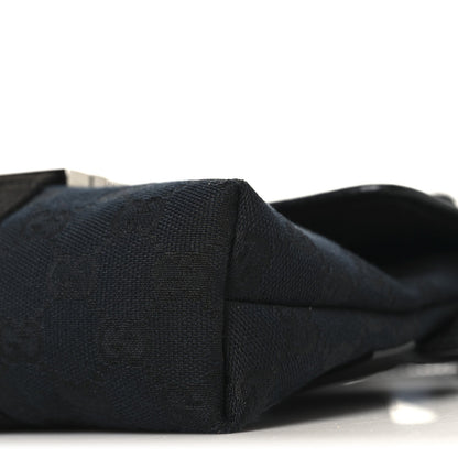GG Monogram Web Buckle Belt Bag Black