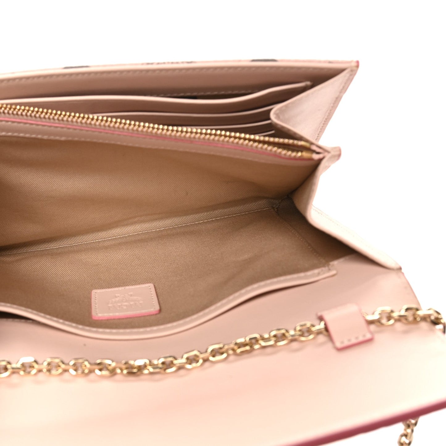 Visetos Medium Patricia Wallet On Chain Soft Pink