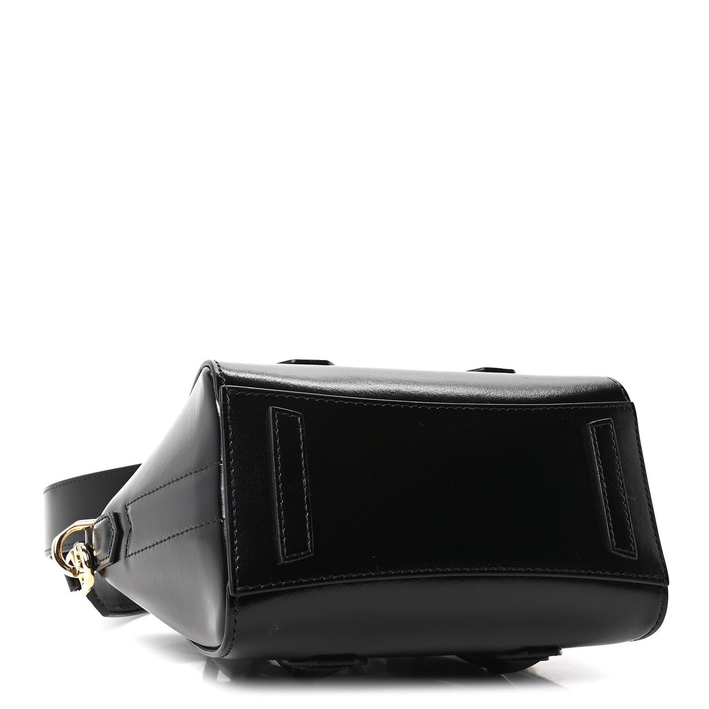 Box Calfskin Toy Lock Antigona Shoulder Bag Black