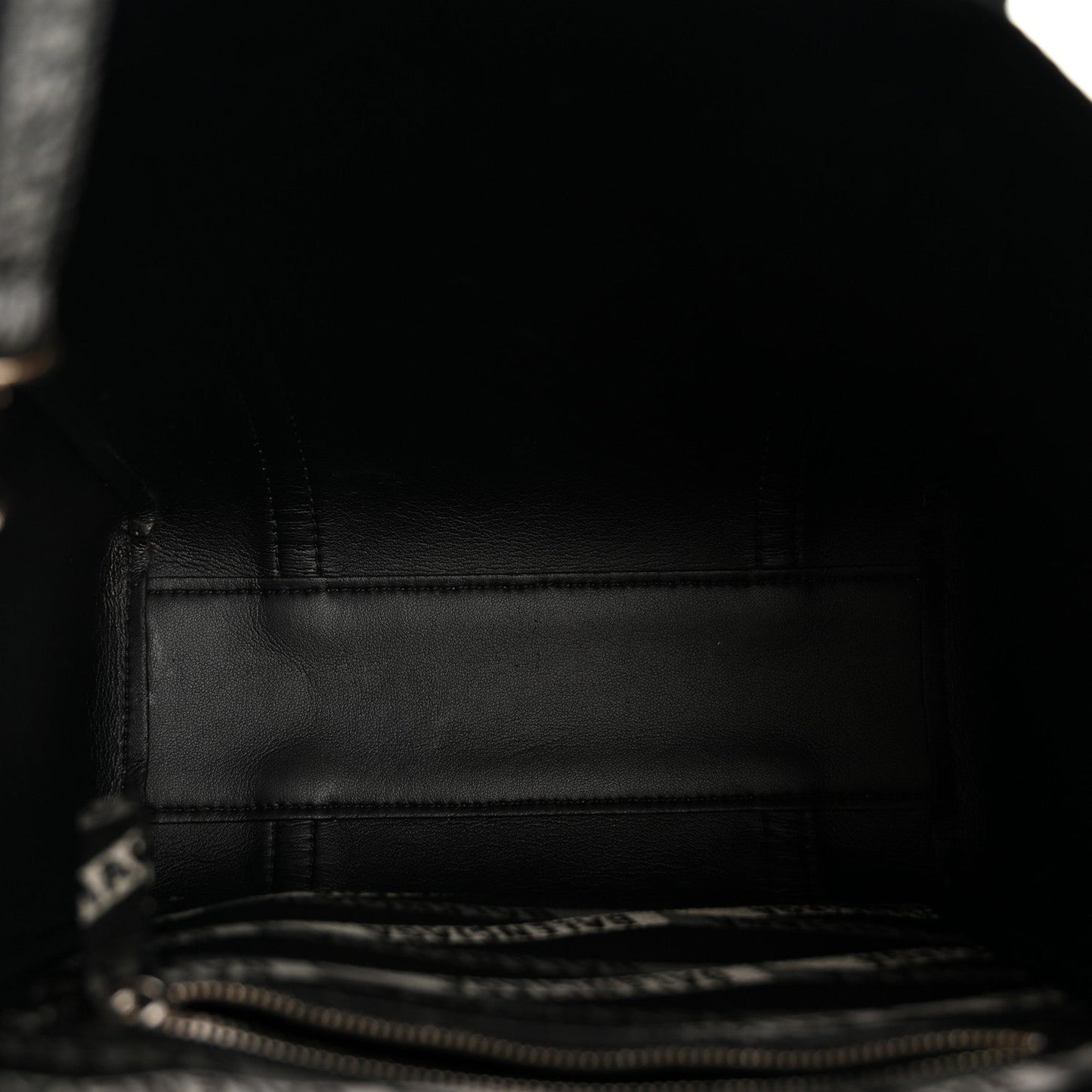 Coated Canvas Losange Monogram XXS Tote Black Grey