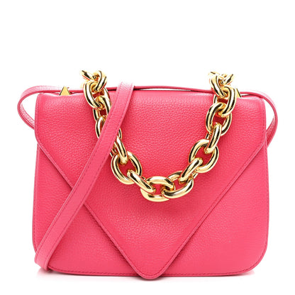 Calfskin Mount Envelope Bag Pink
