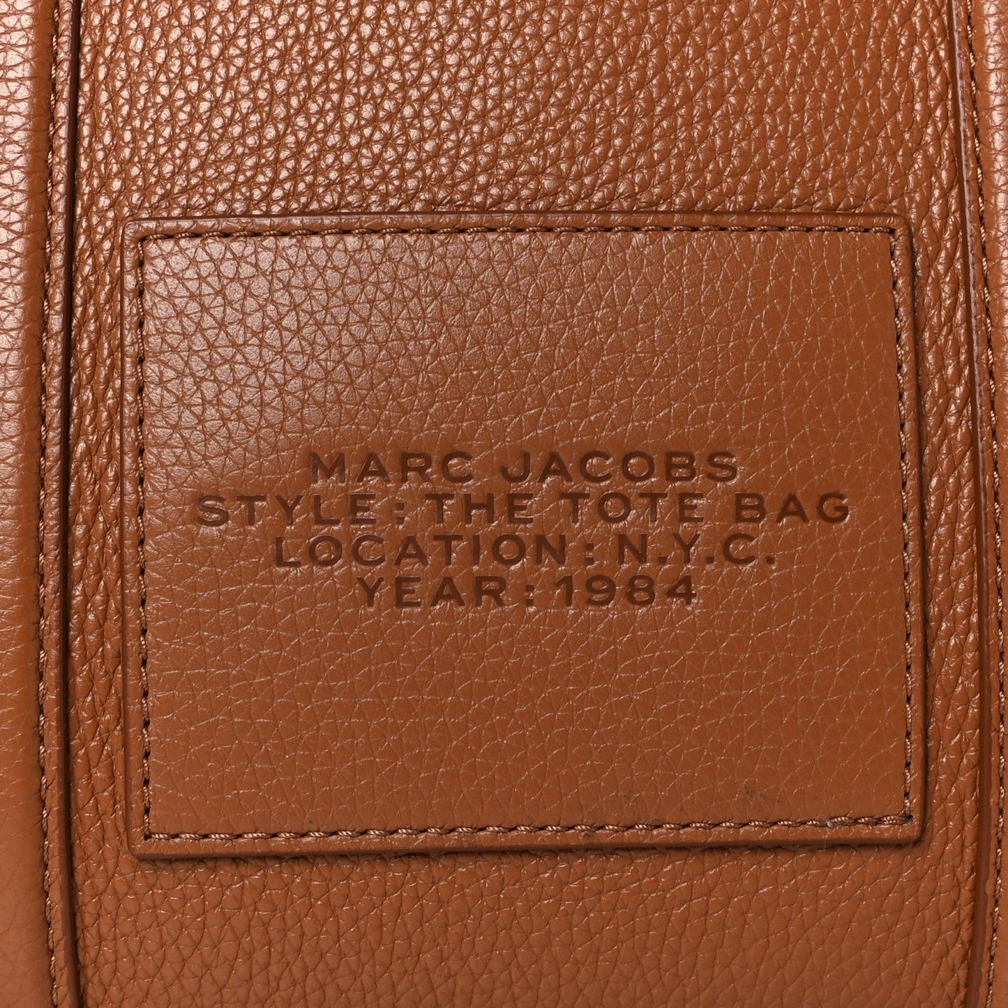 Grained Calfskin Medium The Tote Bag Argan Oil