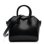 Shiny Lord Calfskin Micro Antigona Black