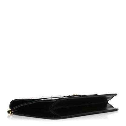 Lambskin Quilted Medium Single Flap Black