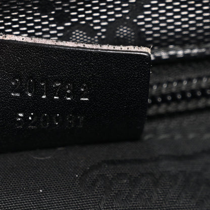 Imprime Monogram Medium Double Buckle Flap Messenger Bag Black