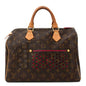Monogram Perforated Speedy 30 Fuchsia