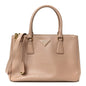 Saffiano Small Galleria Double Zip Tote Cammeo