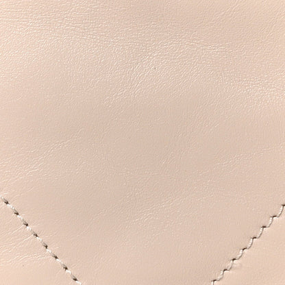 Shiny Calfskin Quilted Chanel 22 Backpack Beige