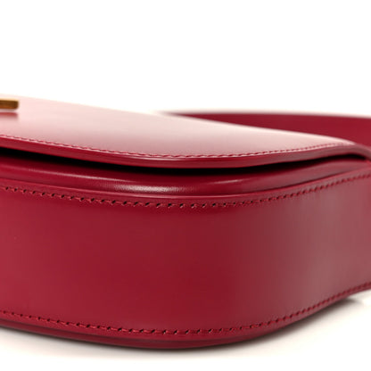 Box Calfskin Mini Voltaire Shoulder Bag Burgundy