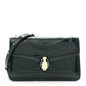 Metallic Serpenti Forever Small Shoulder Bag Green