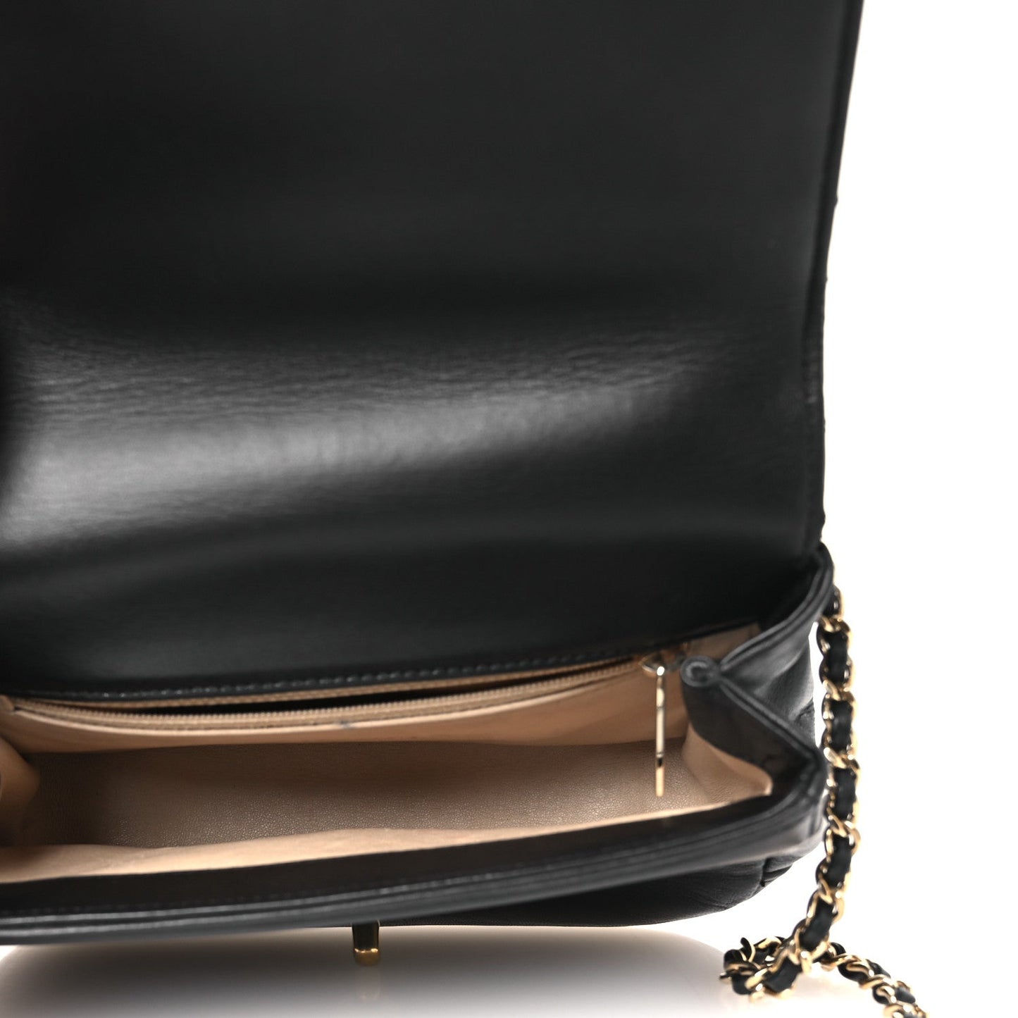 Lambskin Mini Carry Chic Flap Black