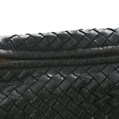 Nappa Intrecciato Large Veneta Hobo Black