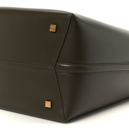 Shiny Calfskin Le 37 Bucket Bag Arabica