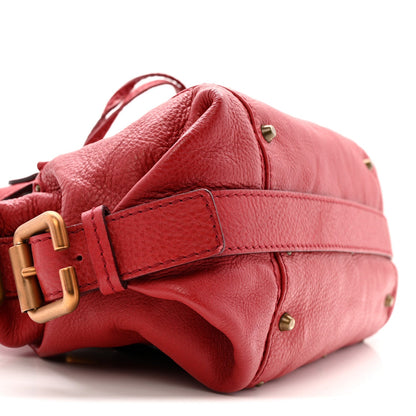 Calfskin Medium Paddington Satchel Rouge