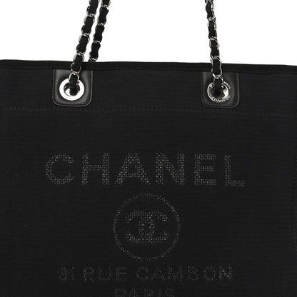 Mixed Fibers Small Deauville Tote Black