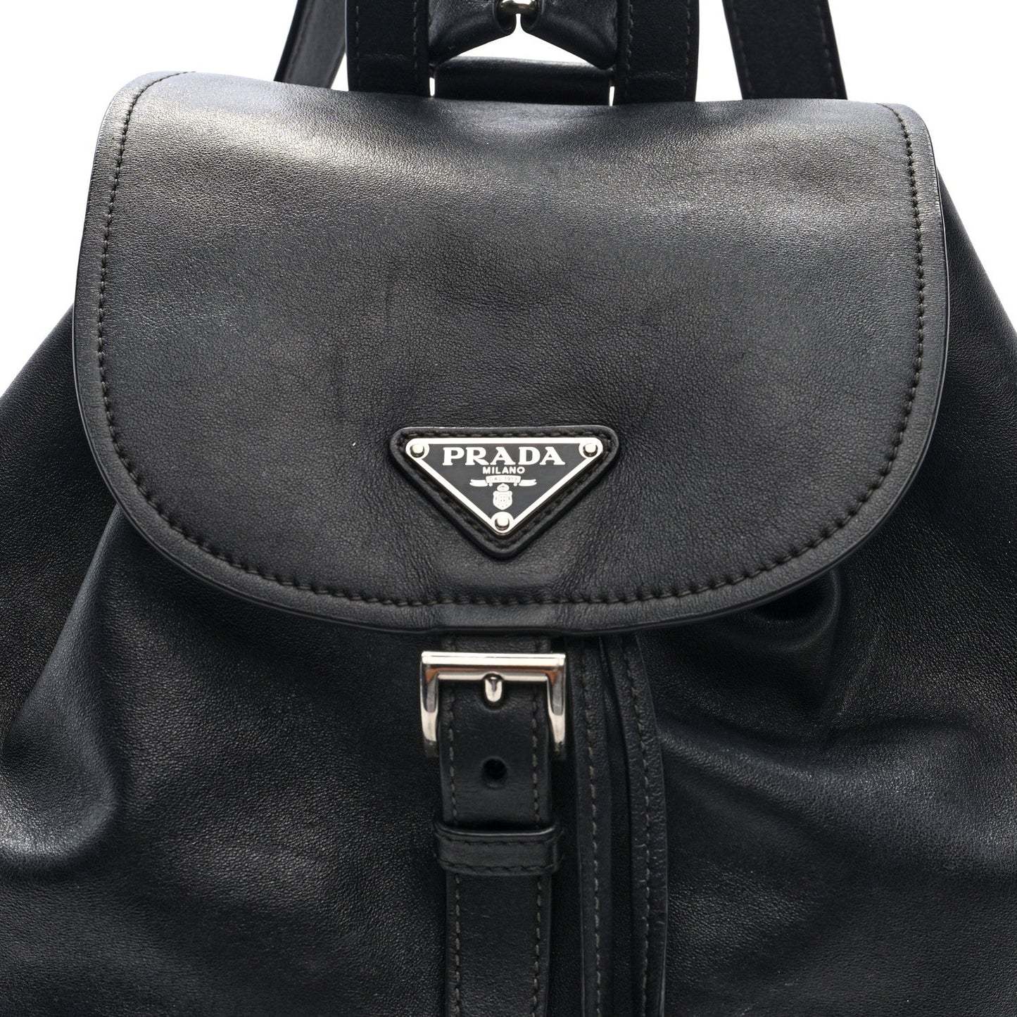 Calfskin Backpack Black