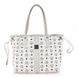 Visetos Medium Liz Reversible Shopper Tote White