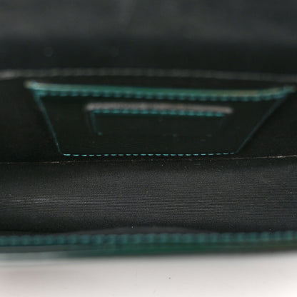 Metallic Serpenti Forever Small Shoulder Bag Green