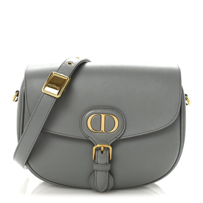 Box Calfskin Medium Bobby Flap Gray