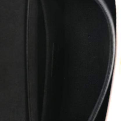 Grained Calfskin Lockme Tender Black