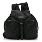 Nylon Monogram Small Single Buckle Backpack Black