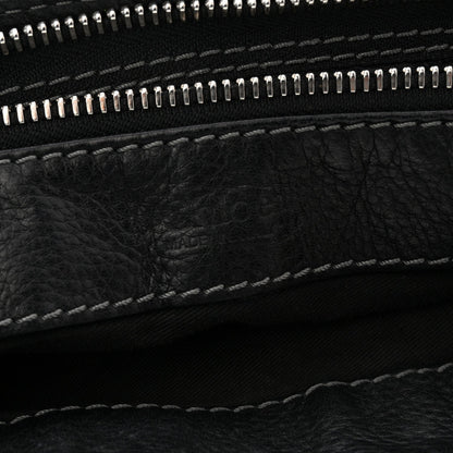 Calfskin Paddington Hobo Black