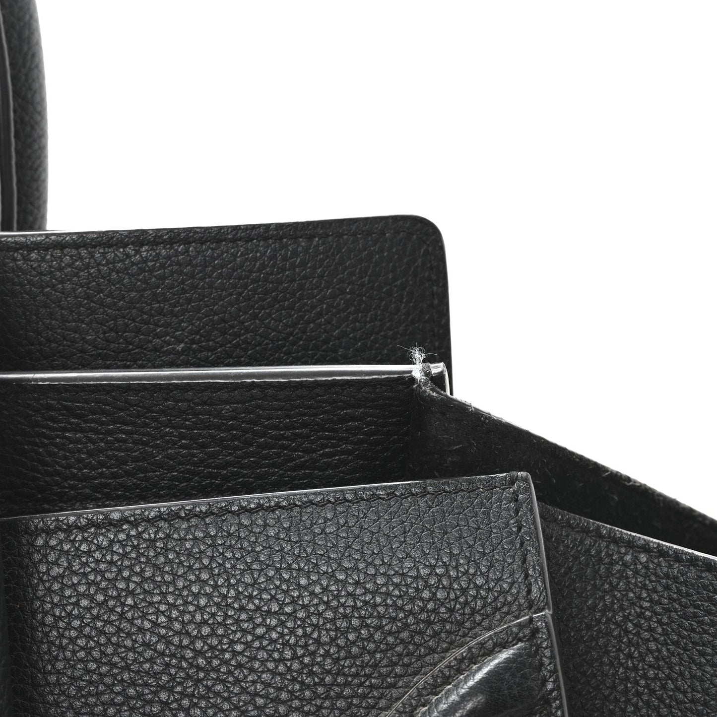 Drummed Calfskin Mini Luggage Black
