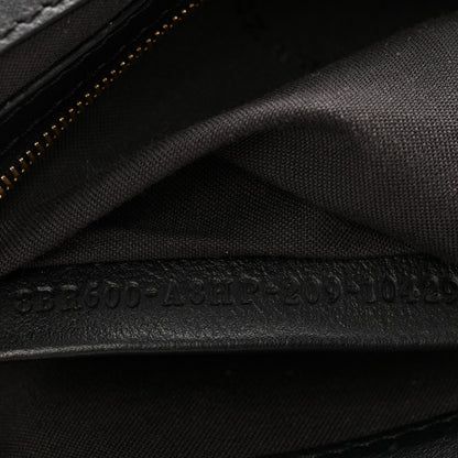 Shearling Vitello Dolce Macro FF 1974 Baguette Tobacco Black