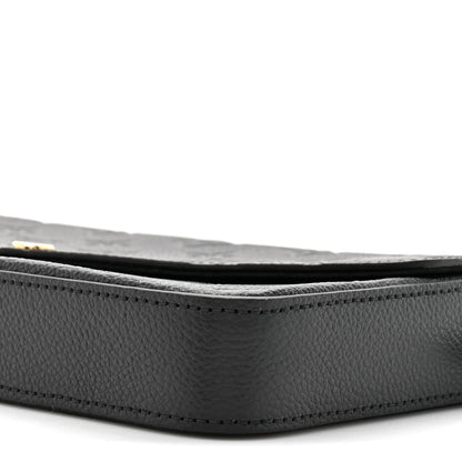 Empreinte Pochette Felicie Chain Wallet Black