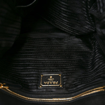 Vitello Daino Tote Black